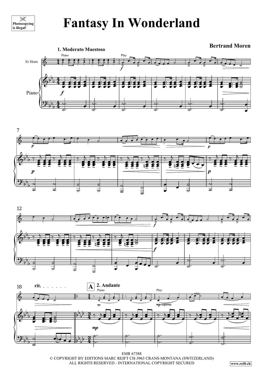 Fantasy In Wonderland Fantasy In Wonderland Horn scores gallery preview page 5