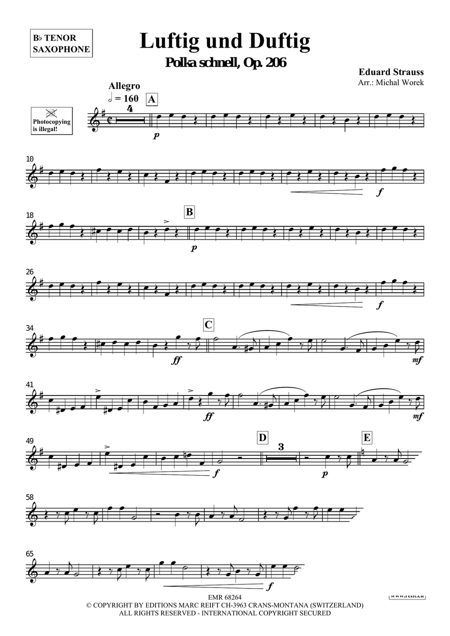 Luftig und Duftig Luftig und Duftig Tenor Saxophone scores gallery preview page 3