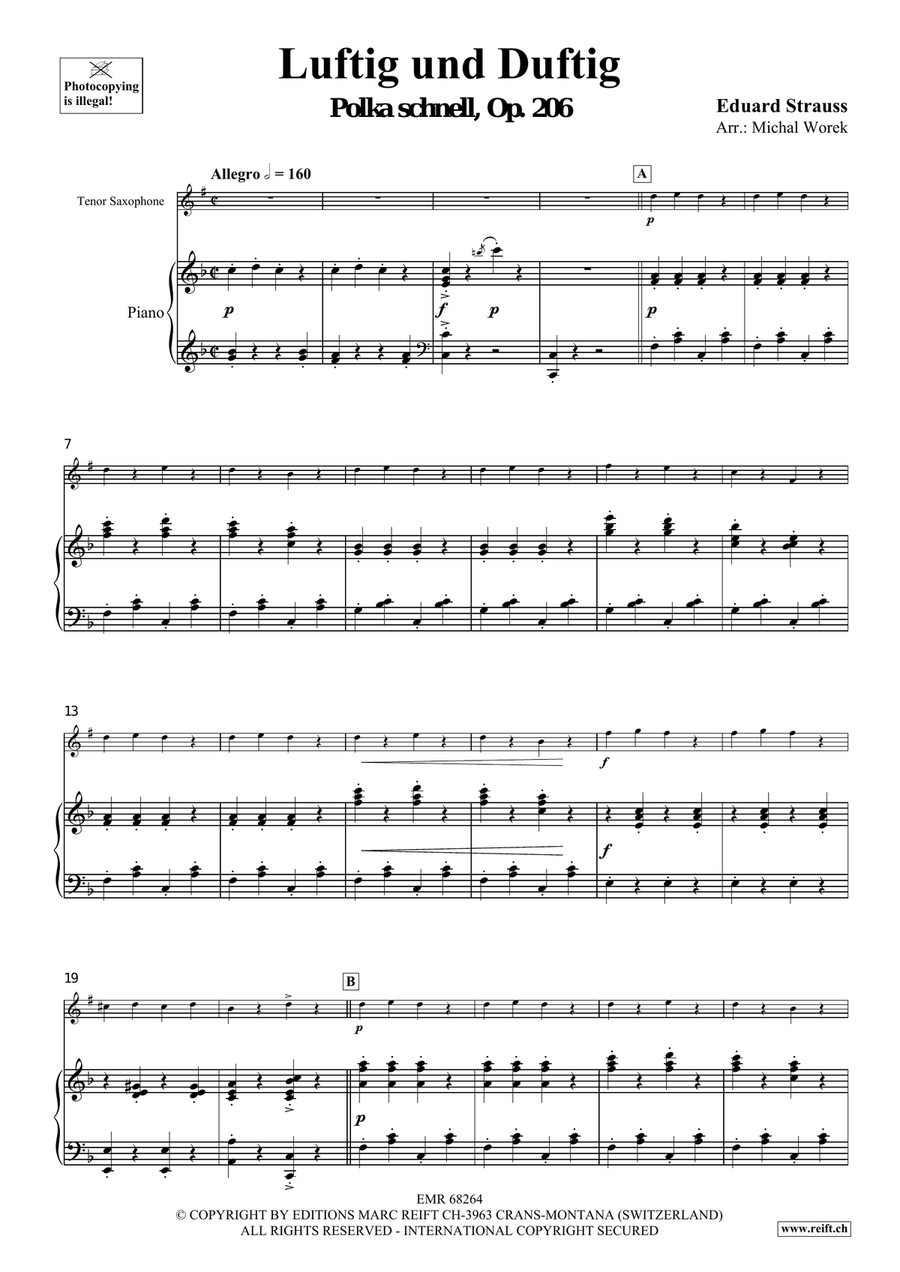 Luftig und Duftig Luftig und Duftig Tenor Saxophone scores gallery preview page 4