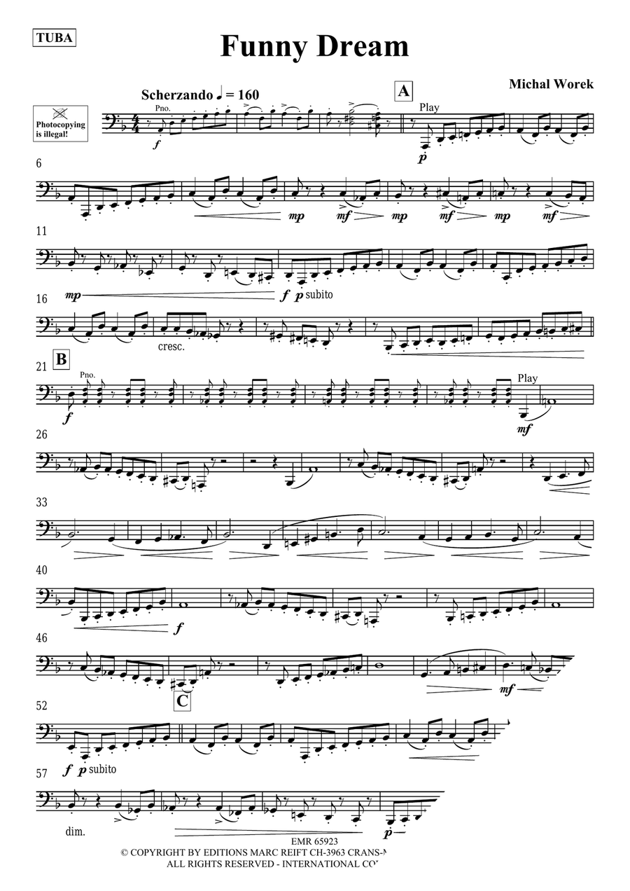 Funny Dream Funny Dream Tuba scores gallery preview page 3