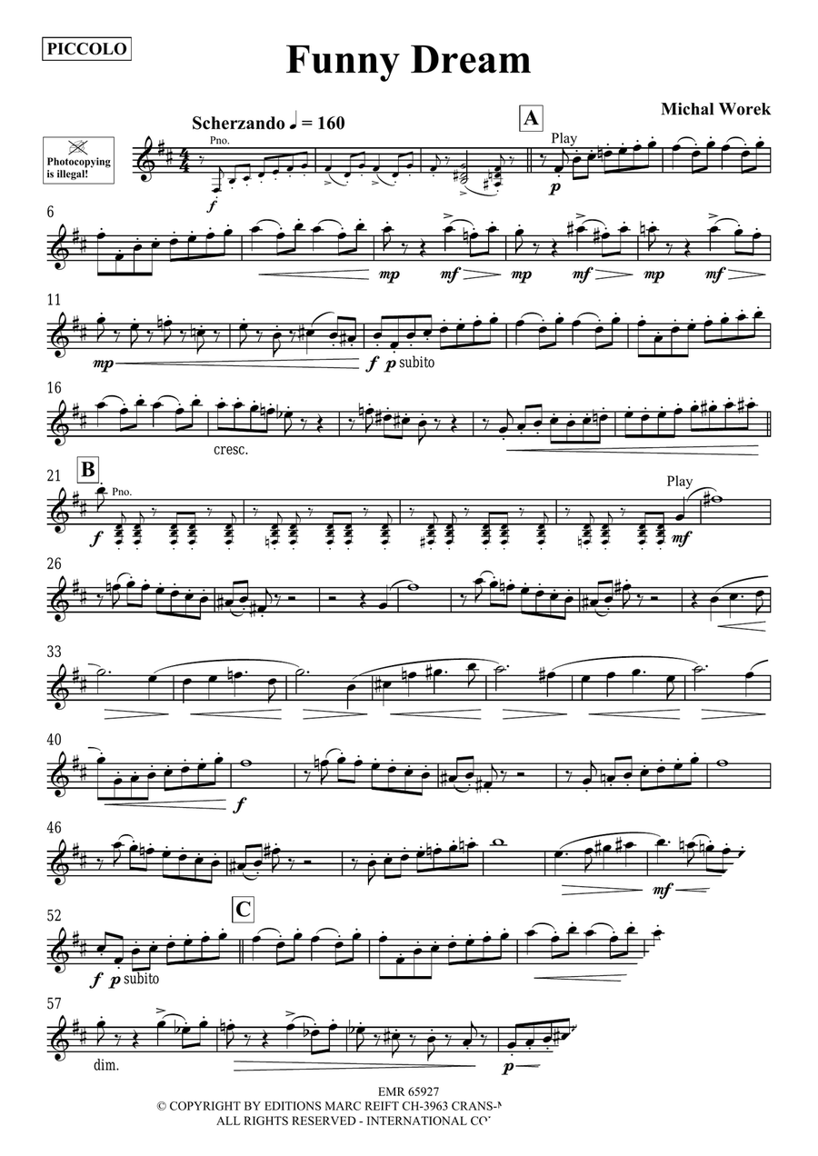 Funny Dream Funny Dream Piccolo scores gallery preview page 3