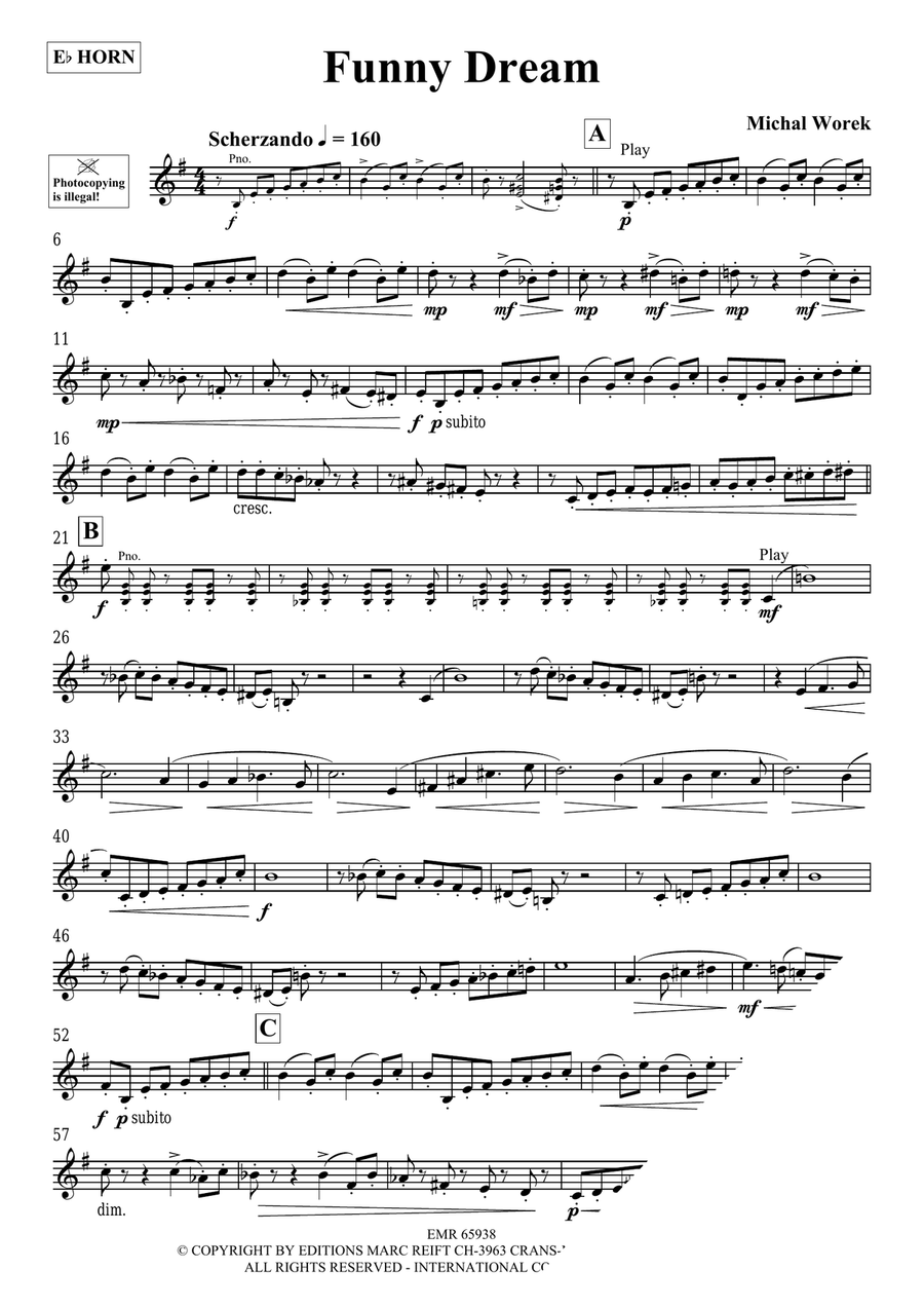 Funny Dream Funny Dream Horn scores gallery preview page 3