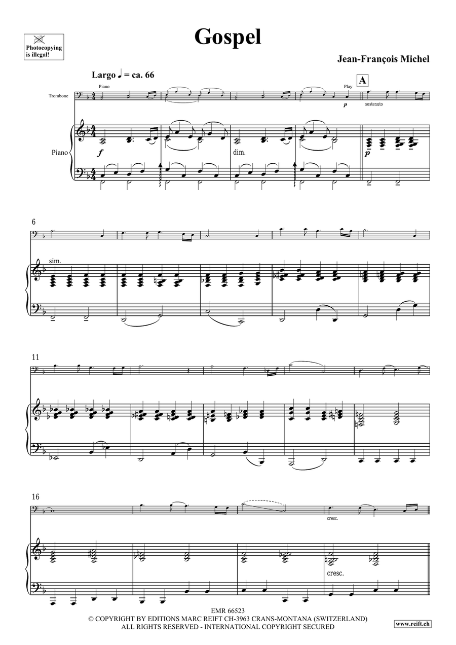 Gospel Gospel Piano Accompaniment scores gallery preview page 4