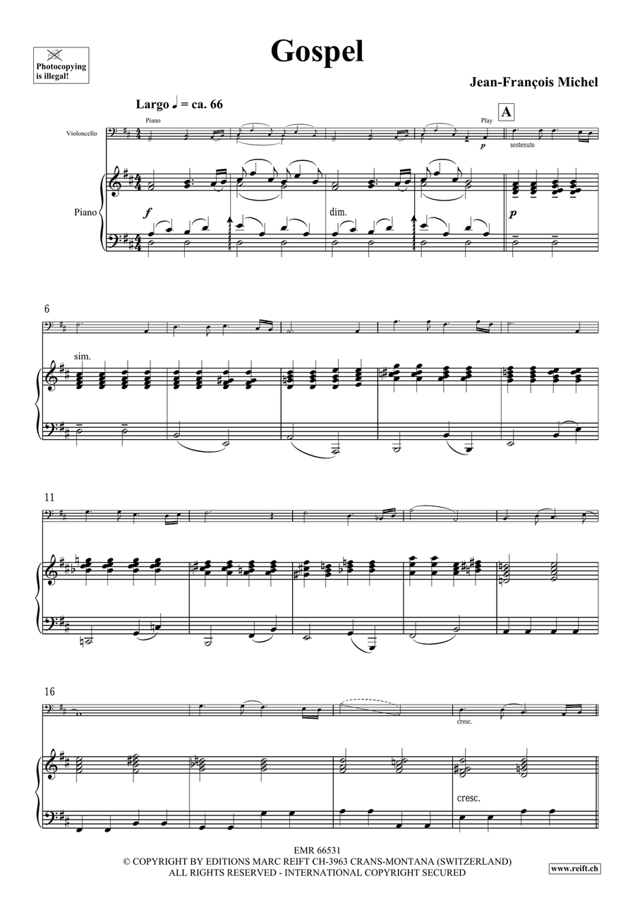 Gospel Gospel Piano Accompaniment scores gallery preview page 4