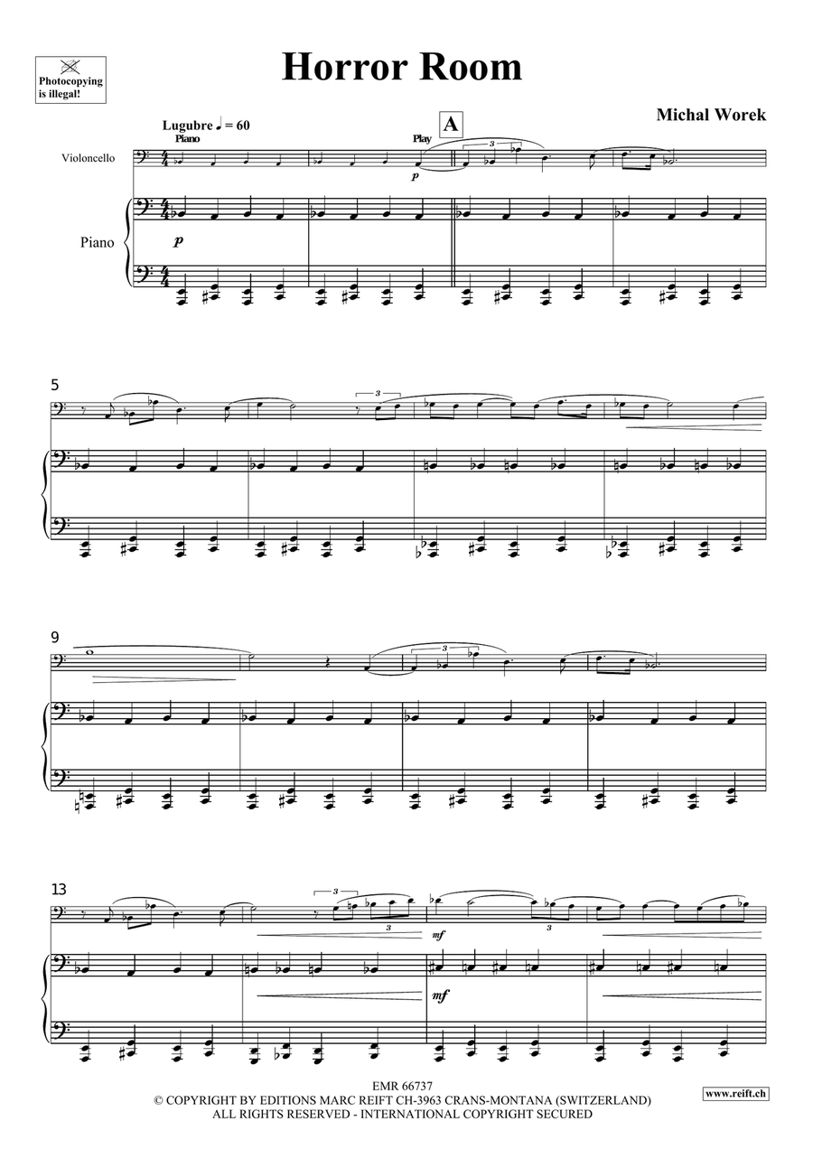Horror Room Horror Room Piano Accompaniment scores gallery preview page 4