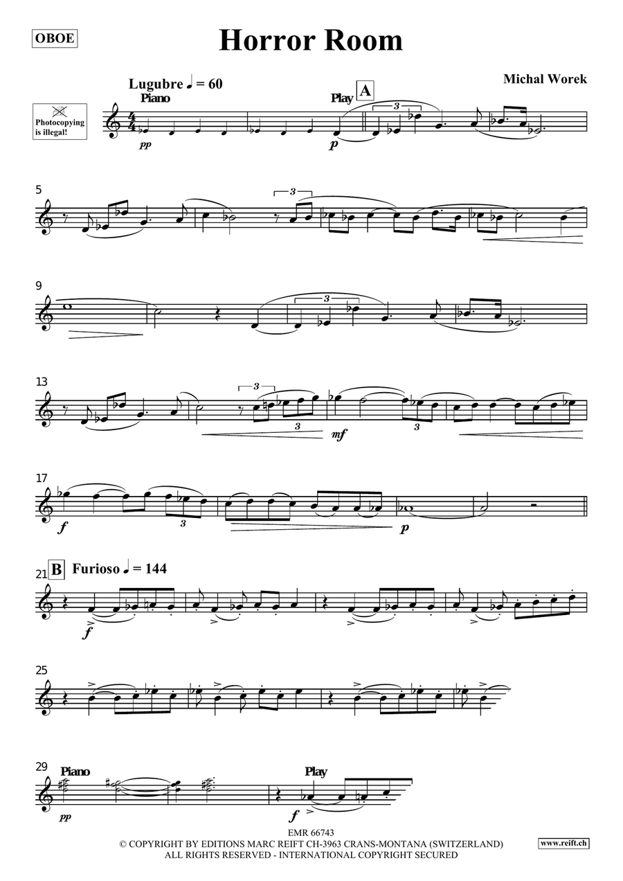 Horror Room Horror Room Piano Accompaniment scores gallery preview page 3
