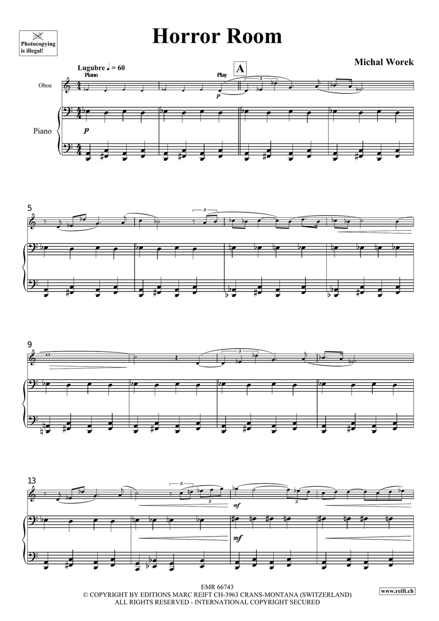 Horror Room Horror Room Piano Accompaniment scores gallery preview page 4