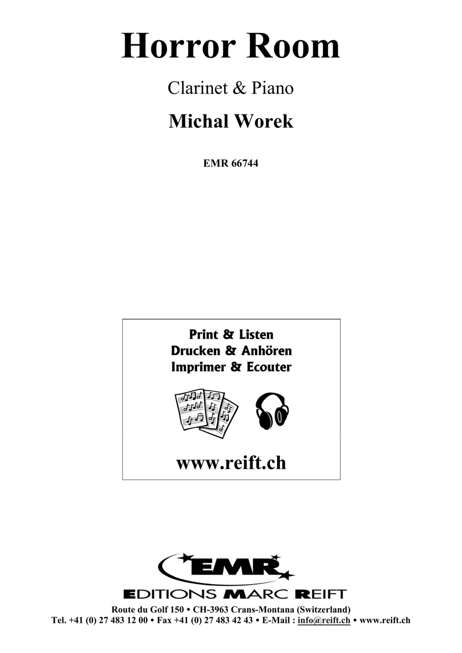 Horror Room Horror Room Clarinet Solo scores gallery preview page 2