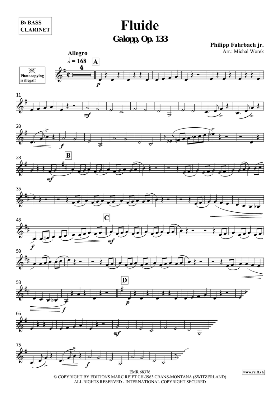 Fluide Fluide Bass Clarinet scores gallery preview page 3