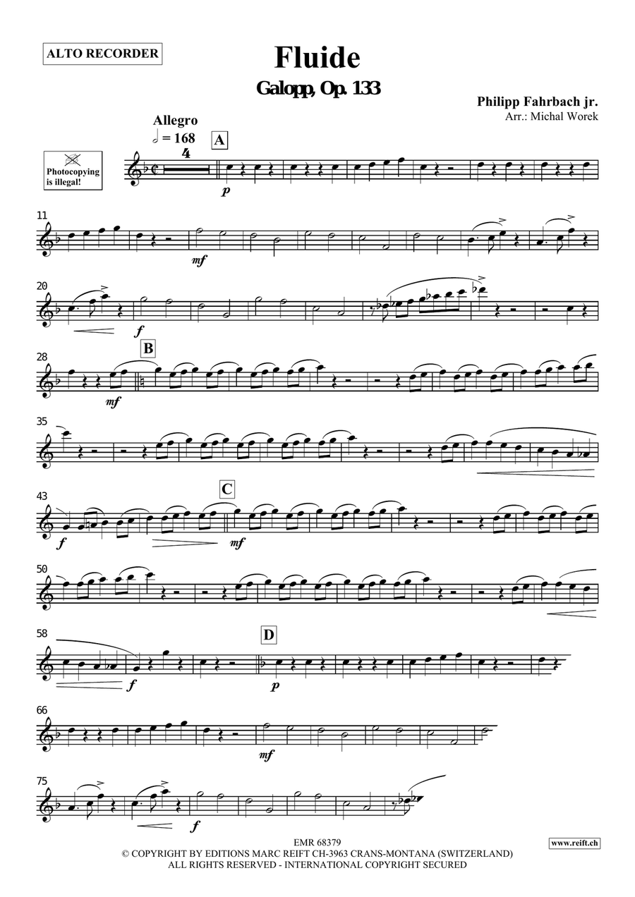 Fluide Fluide Alto Recorder scores gallery preview page 3