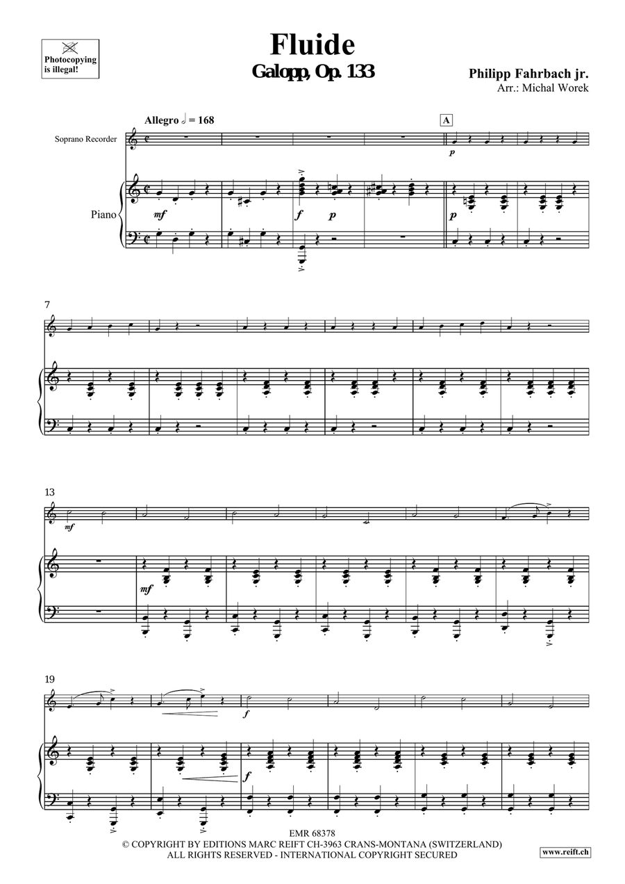 Fluide Fluide Soprano Recorder scores gallery preview page 4