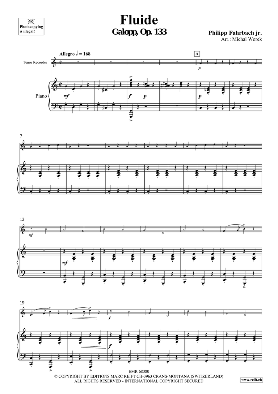 Fluide Fluide Tenor Recorder scores gallery preview page 4