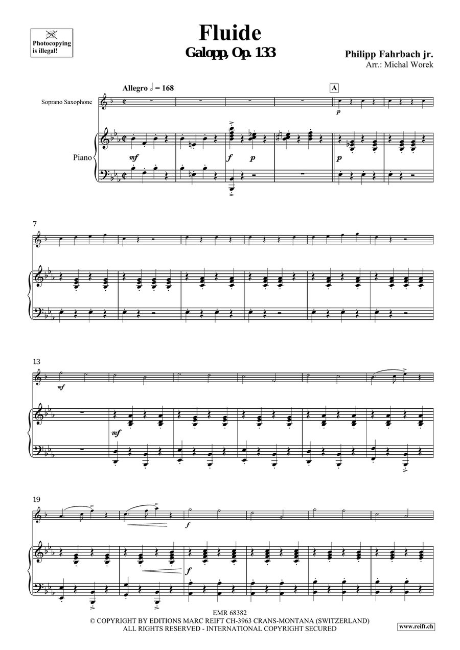 Fluide Fluide Soprano Saxophone scores gallery preview page 4