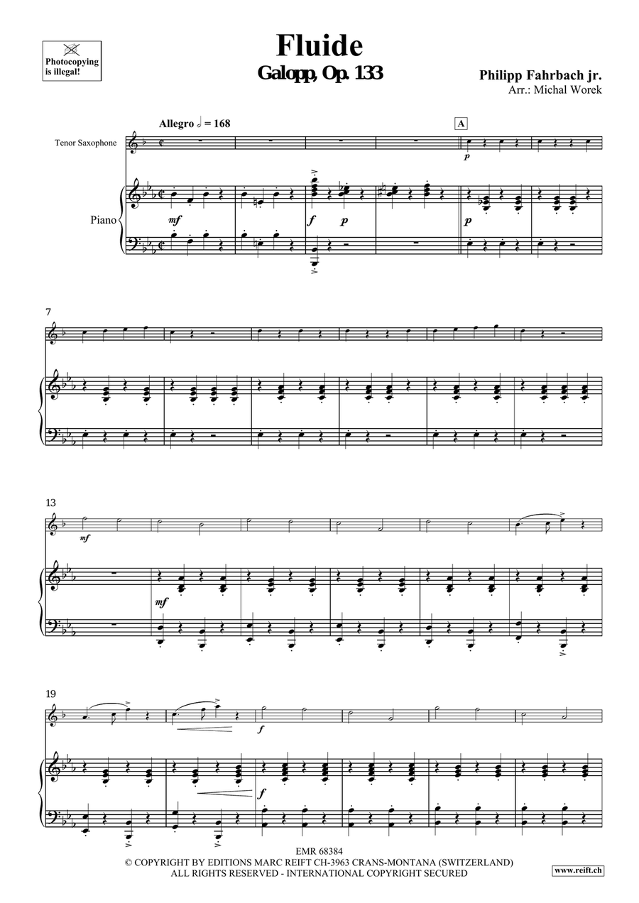 Fluide Fluide Tenor Saxophone scores gallery preview page 4