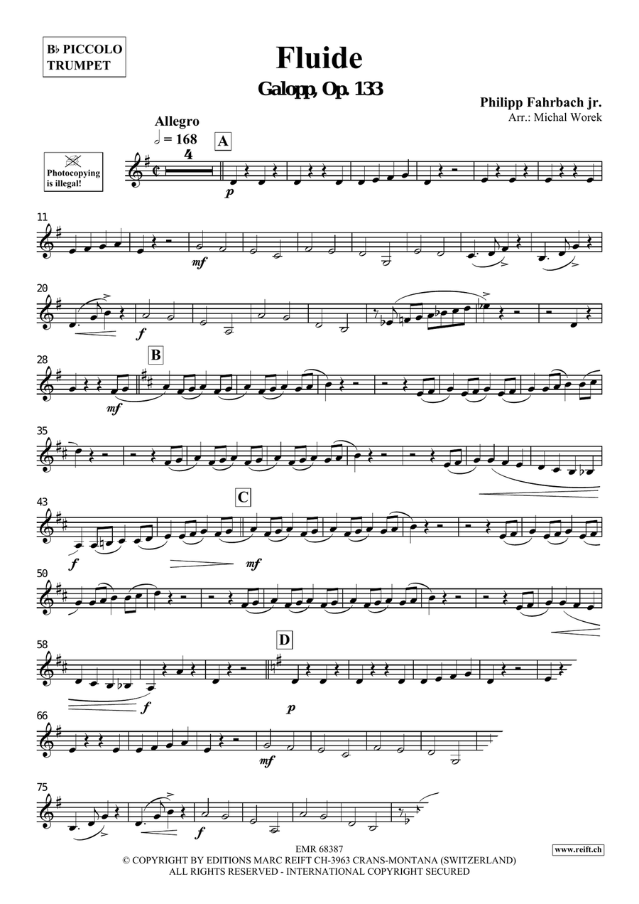 Fluide Fluide Piccolo Trumpet scores gallery preview page 3