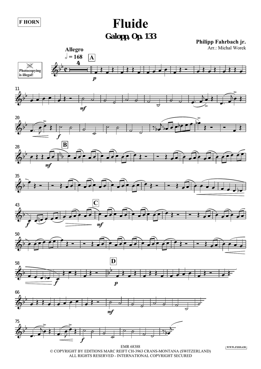 Fluide Fluide Horn scores gallery preview page 3