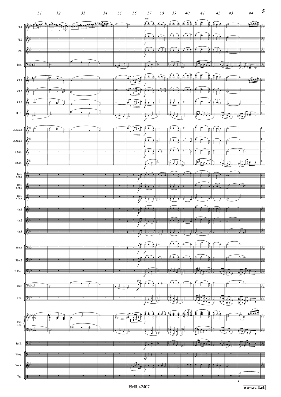 Moonlit Night Moonlit Night Concert Band scores gallery preview page 6