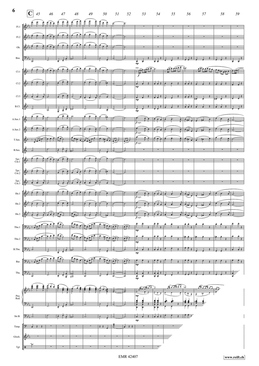 Moonlit Night Moonlit Night Concert Band scores gallery preview page 7