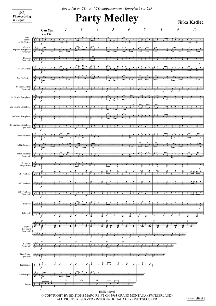 Party Medley Party Medley Concert Band scores gallery preview page 6