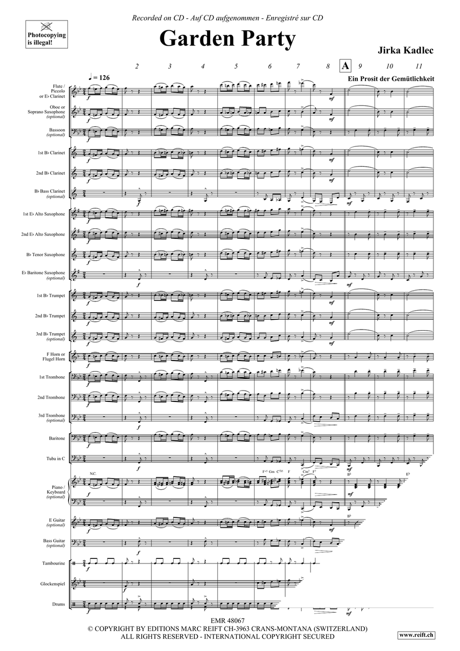 Garden Party Garden Party Concert Band scores gallery preview page 6