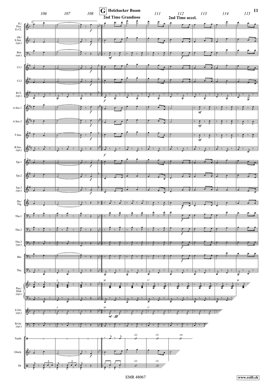 Garden Party Garden Party Concert Band scores gallery preview page 9