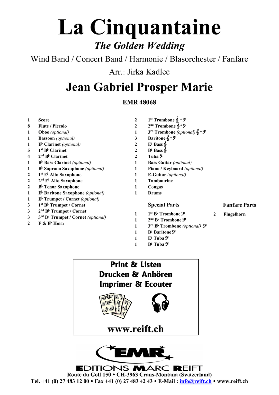 La Cinquantaine La Cinquantaine Concert Band scores gallery preview page 2