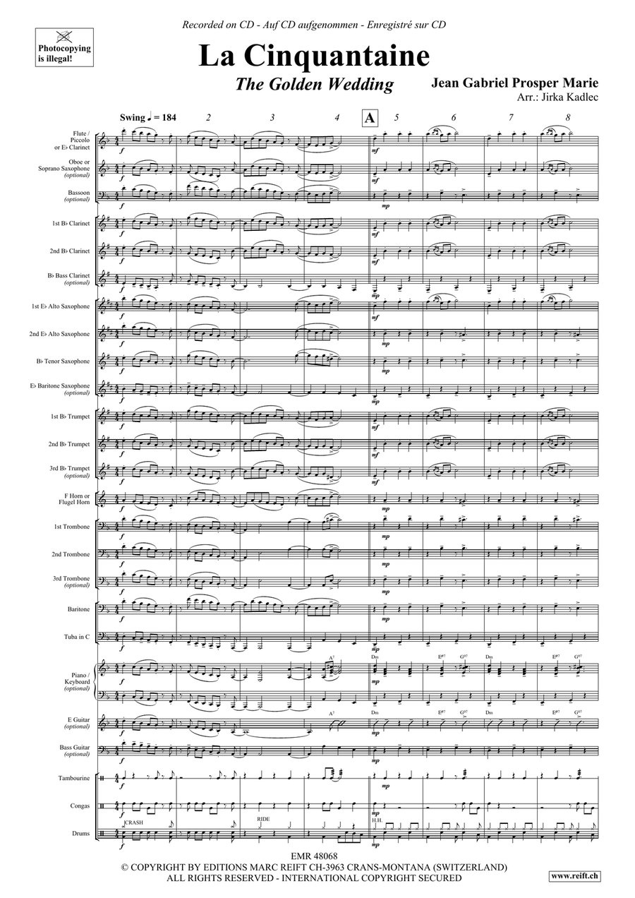 La Cinquantaine La Cinquantaine Concert Band scores gallery preview page 5