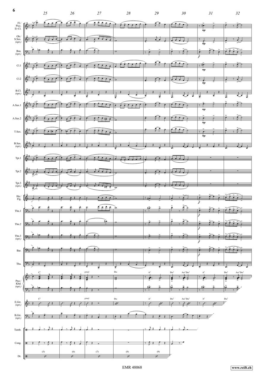 La Cinquantaine La Cinquantaine Concert Band scores gallery preview page 8