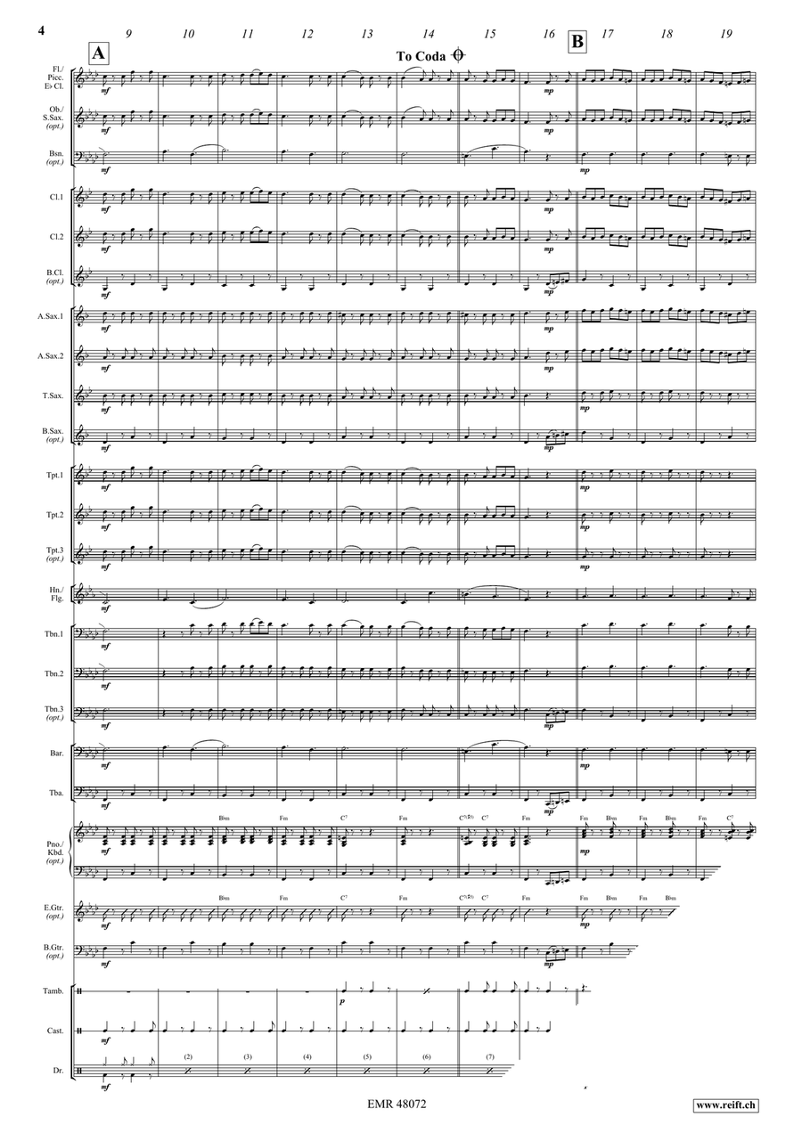 Italian Medley Italian Medley Concert Band scores gallery preview page 7