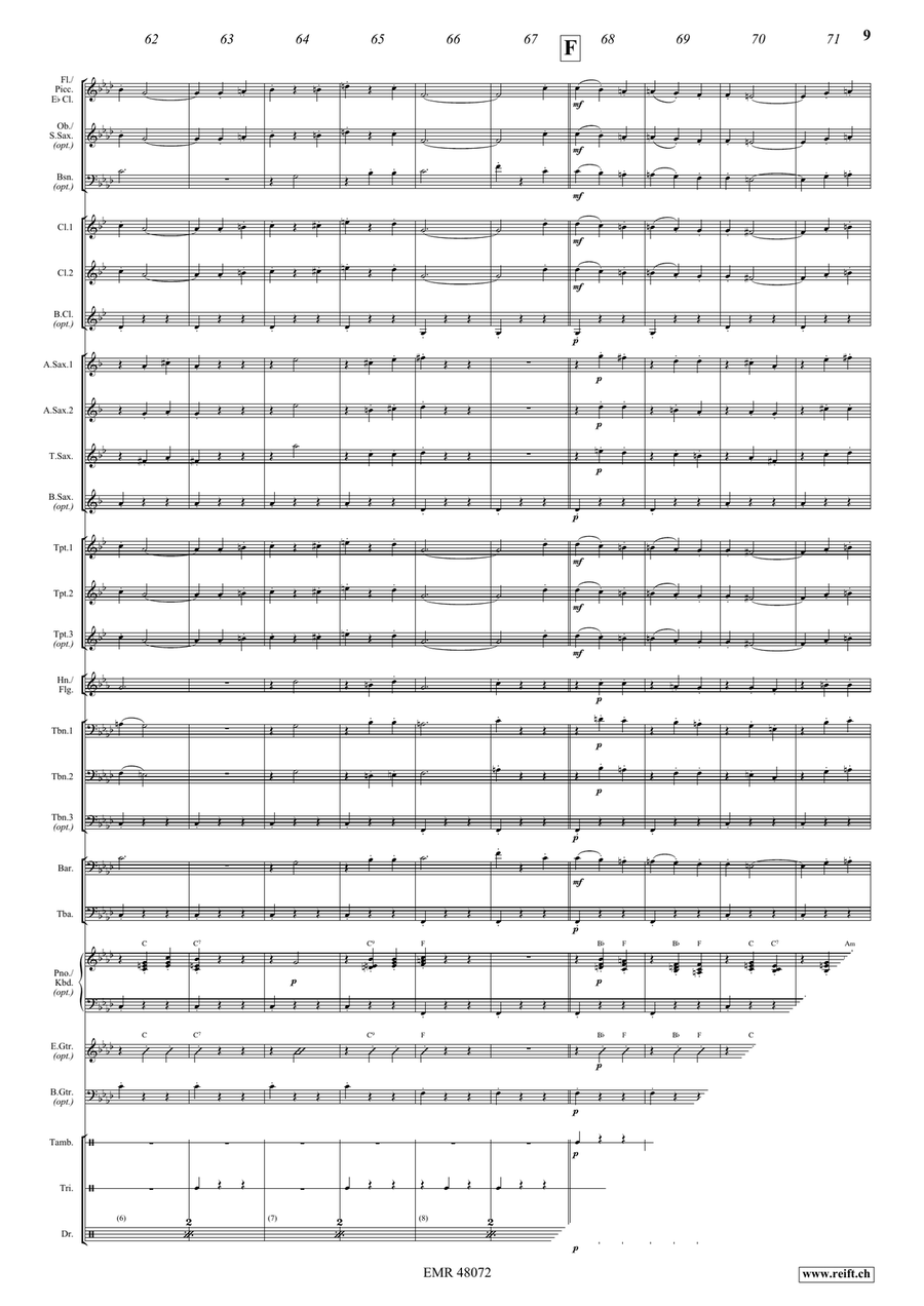 Italian Medley Italian Medley Concert Band scores gallery preview page 9