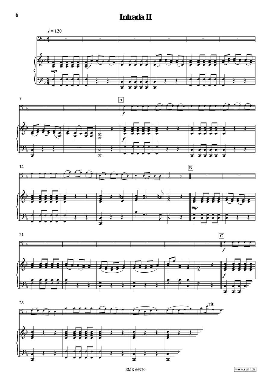 Four Intradas Four Intradas Bassoon Solo scores gallery preview page 5