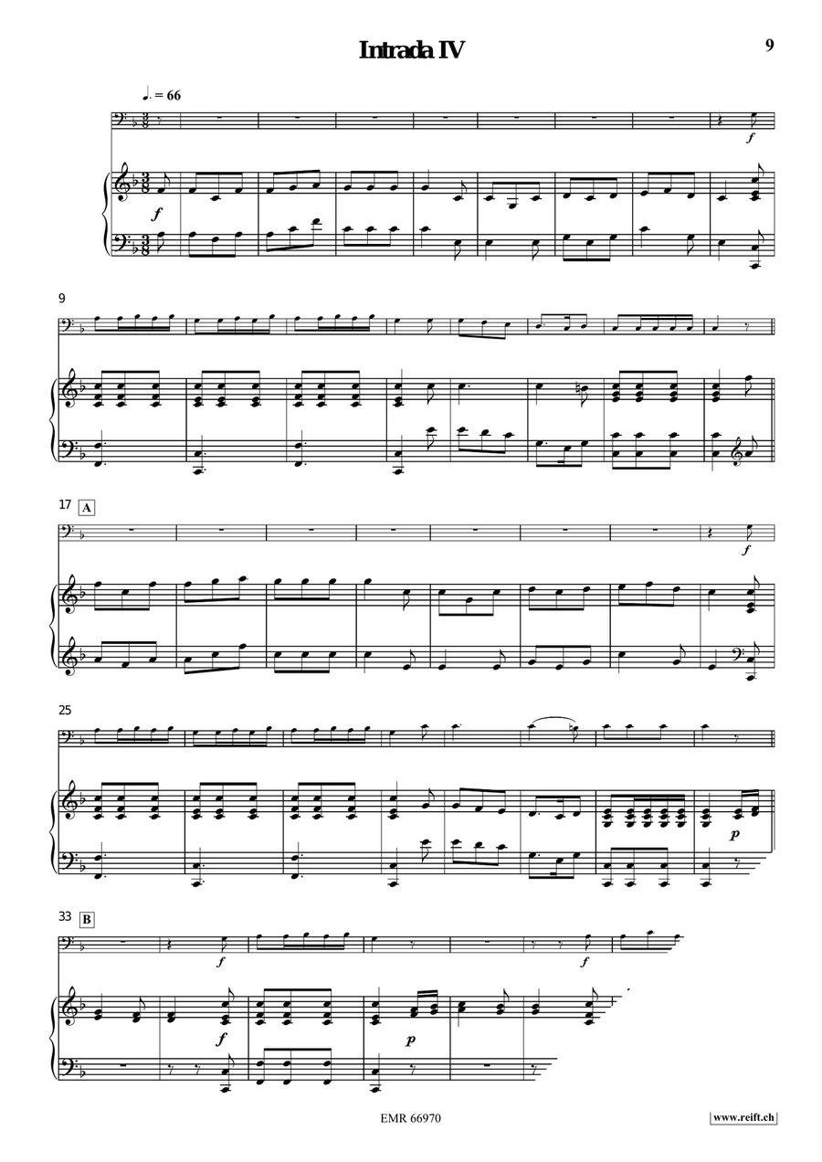 Four Intradas Four Intradas Bassoon Solo scores gallery preview page 7