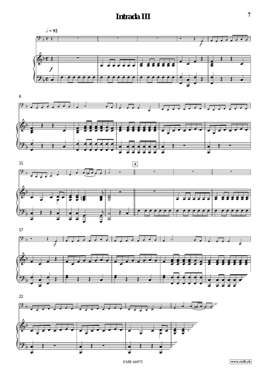 Four Intradas Four Intradas Tuba scores gallery preview page 6