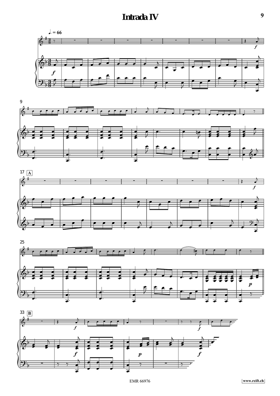 Four Intradas Four Intradas Organ scores gallery preview page 7