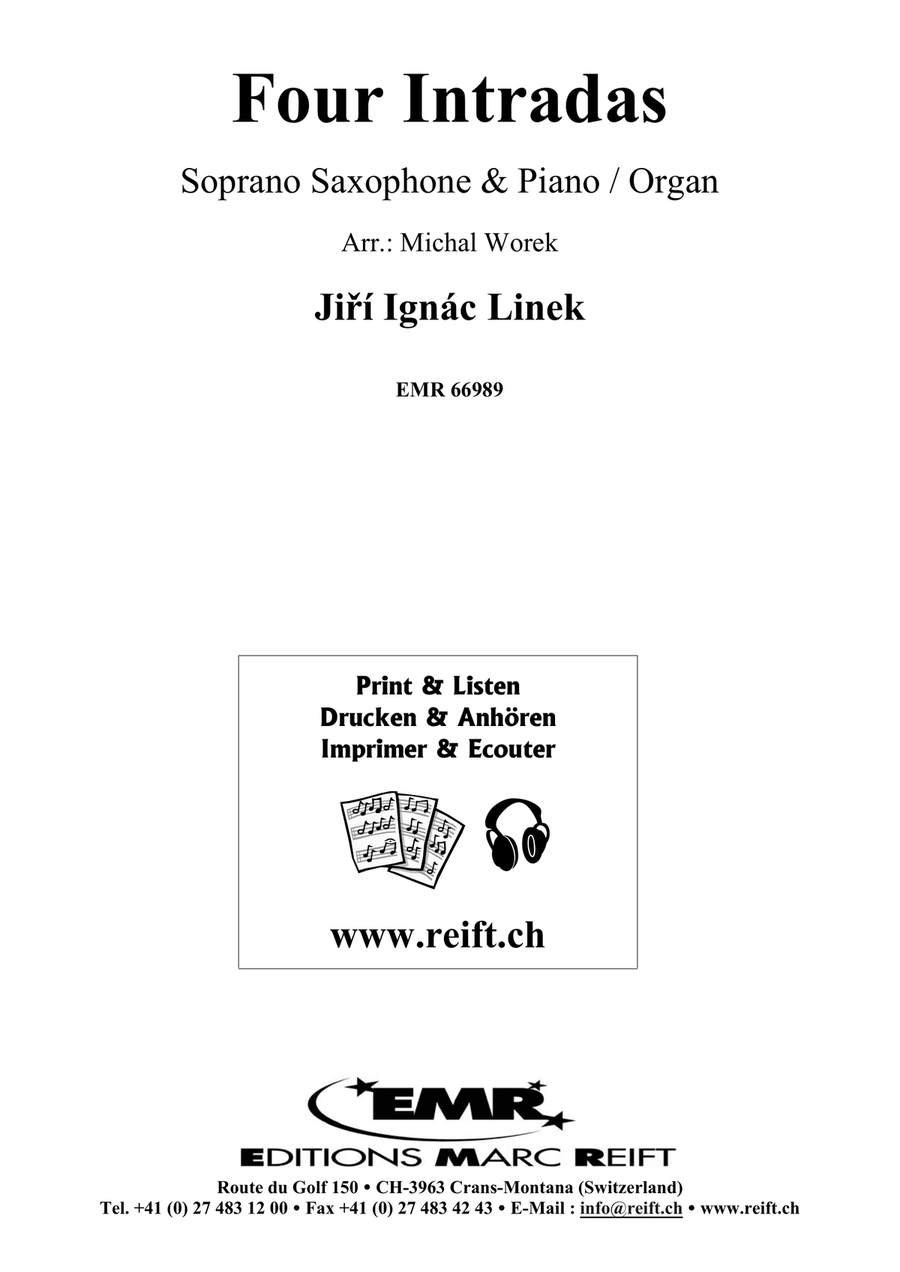 Four Intradas Four Intradas Soprano Saxophone scores gallery preview page 2