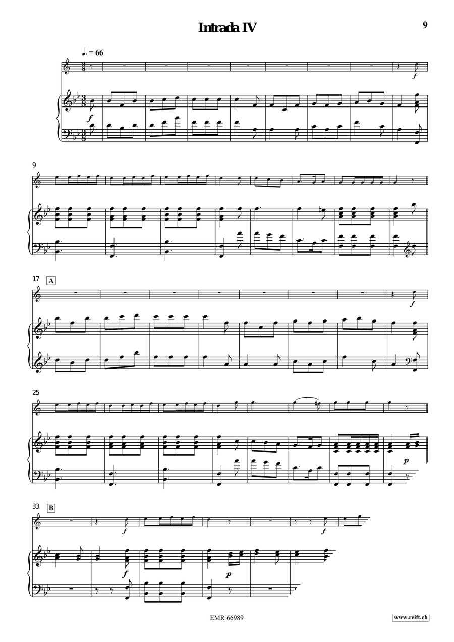 Four Intradas Four Intradas Soprano Saxophone scores gallery preview page 7