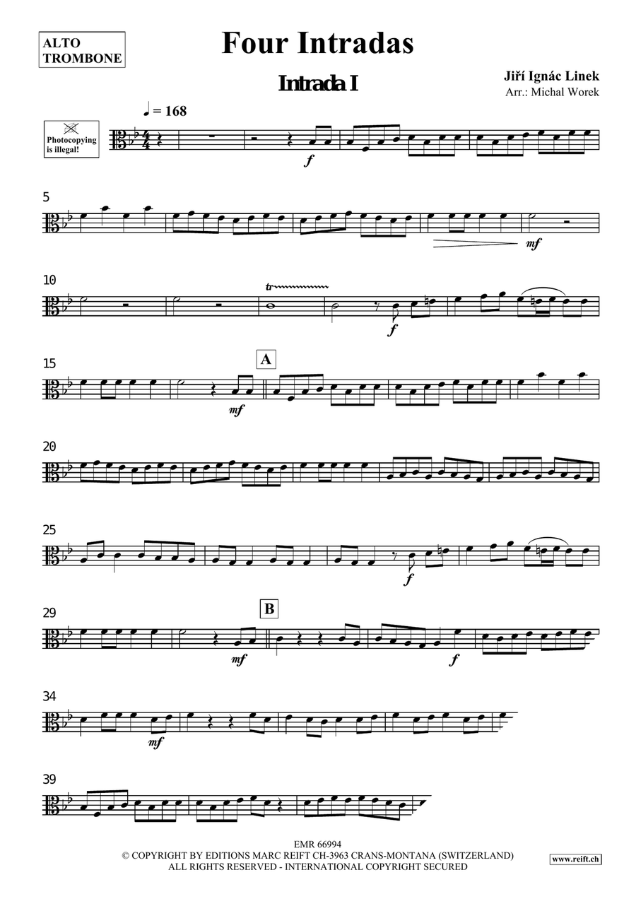 Four Intradas Four Intradas Organ scores gallery preview page 3