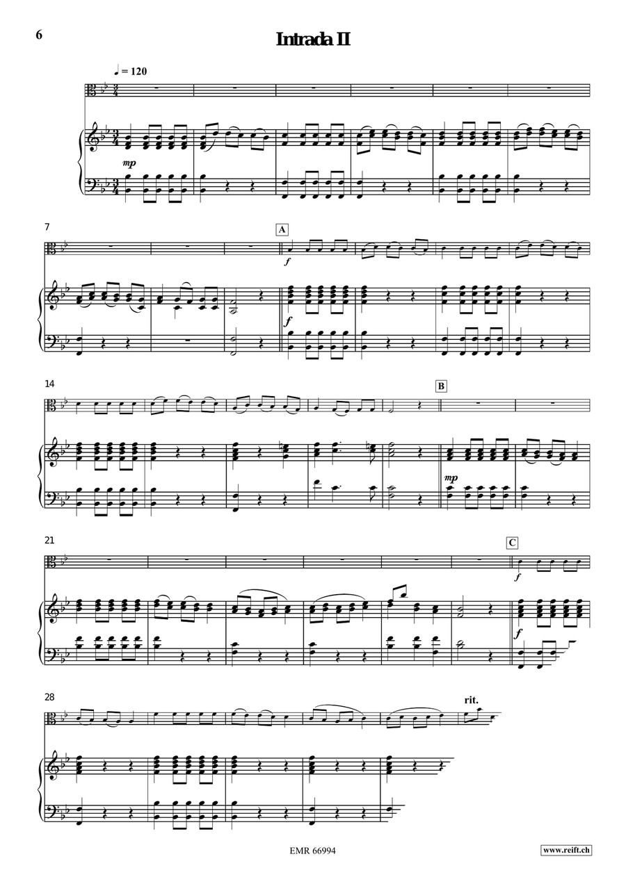 Four Intradas Four Intradas Organ scores gallery preview page 5