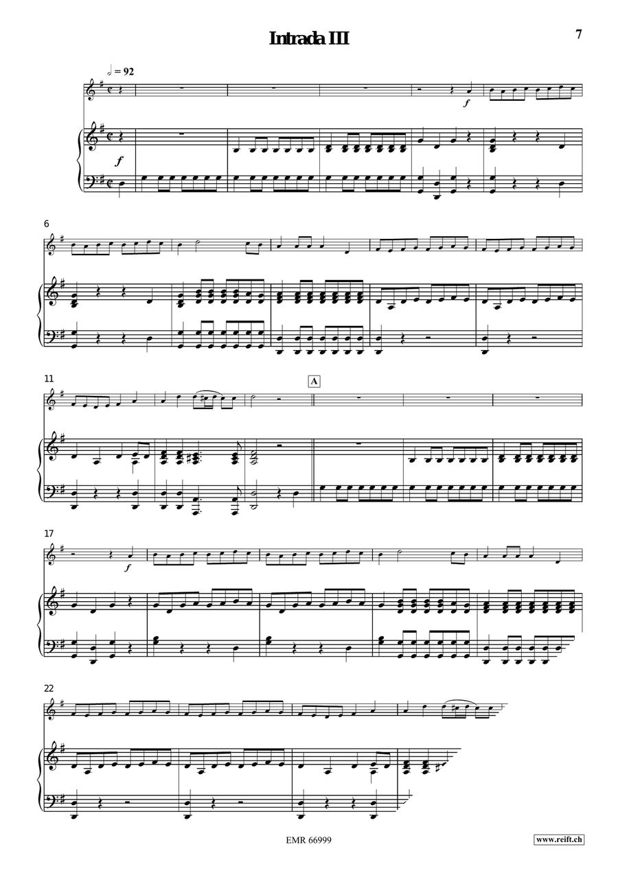 Four Intradas Four Intradas Tenor Recorder scores gallery preview page 6