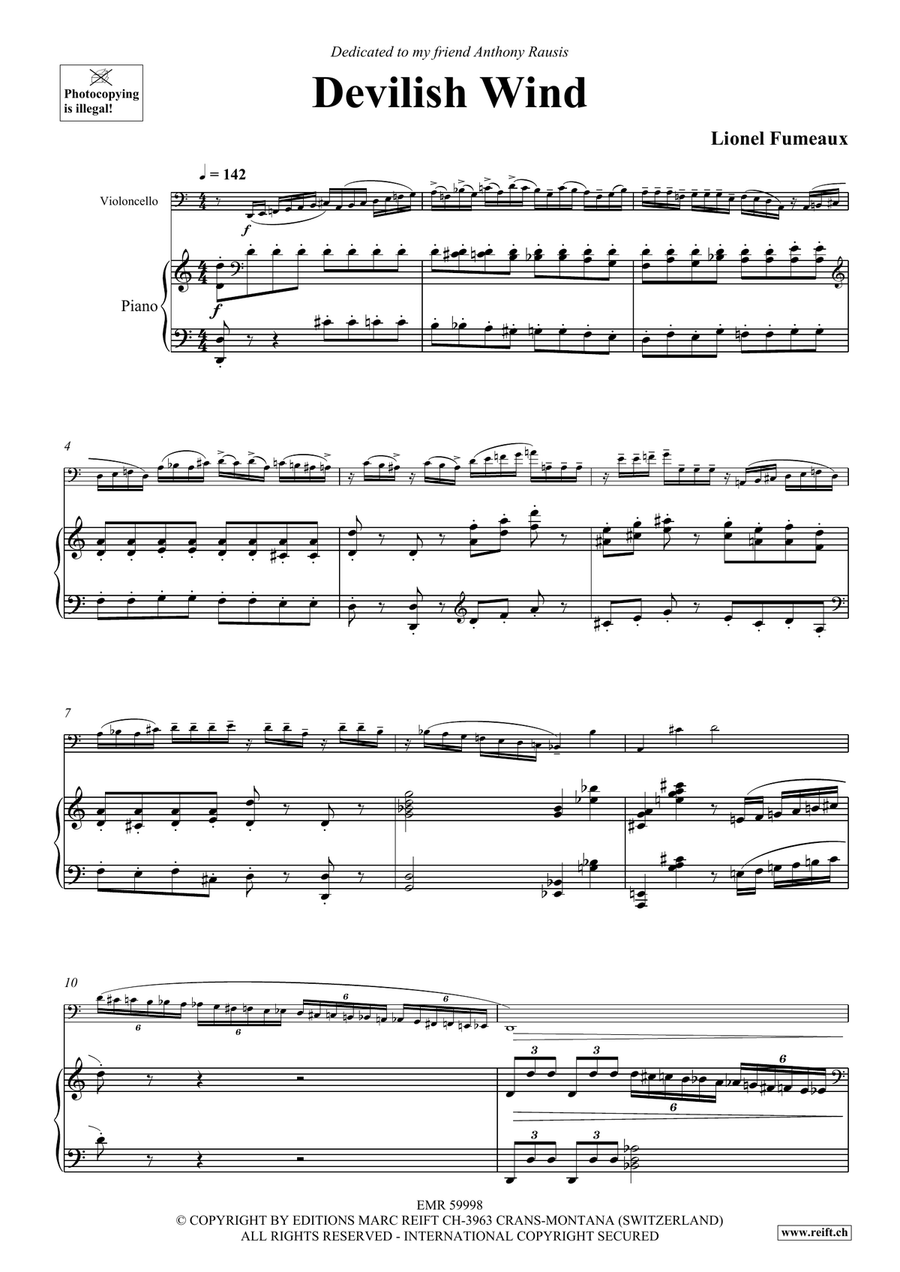 Devilish Wind Devilish Wind Piano Accompaniment scores gallery preview page 5