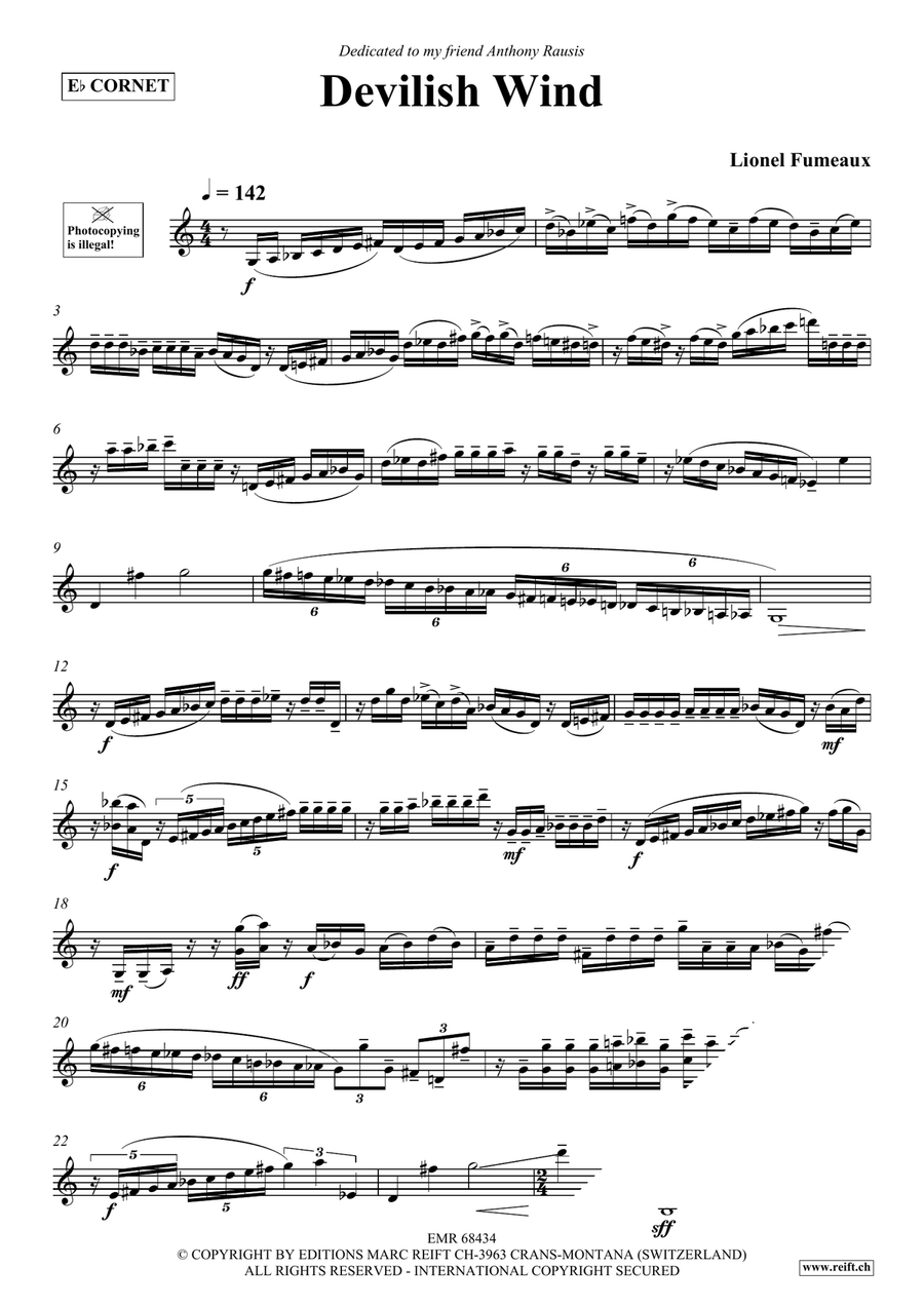 Devilish Wind Devilish Wind Cornet scores gallery preview page 4