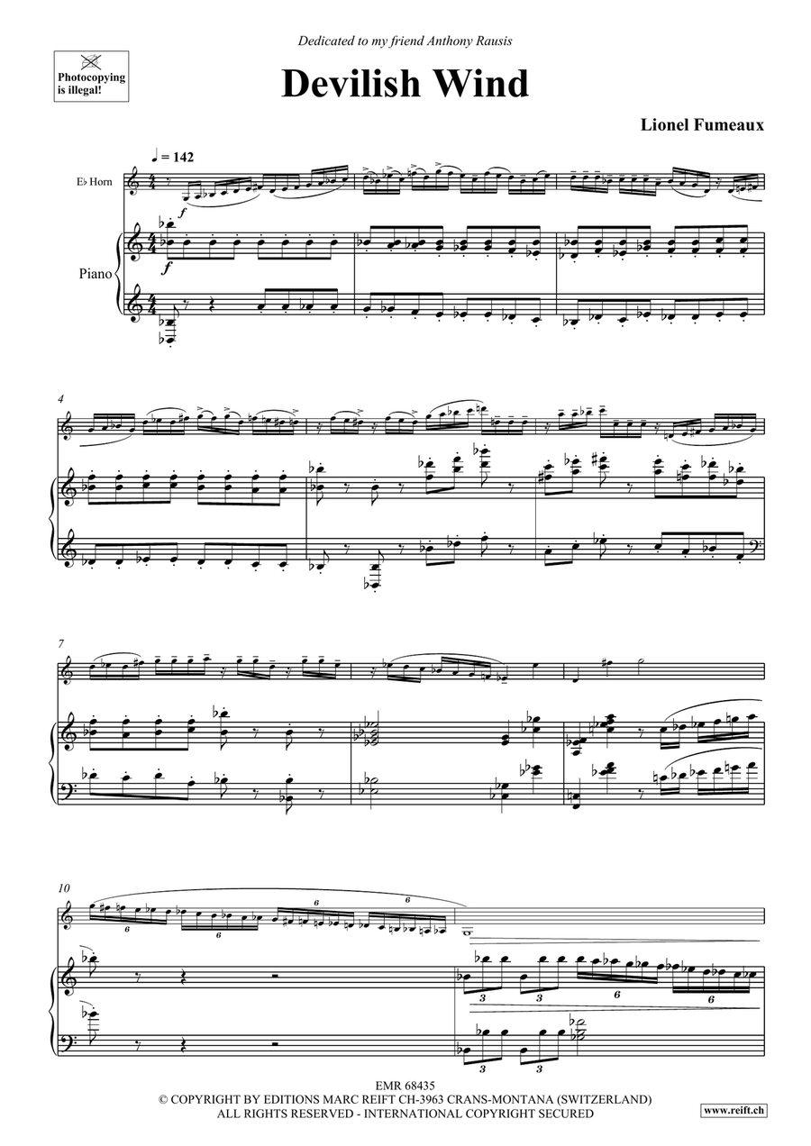 Devilish Wind Horn - Sheet Music page 5