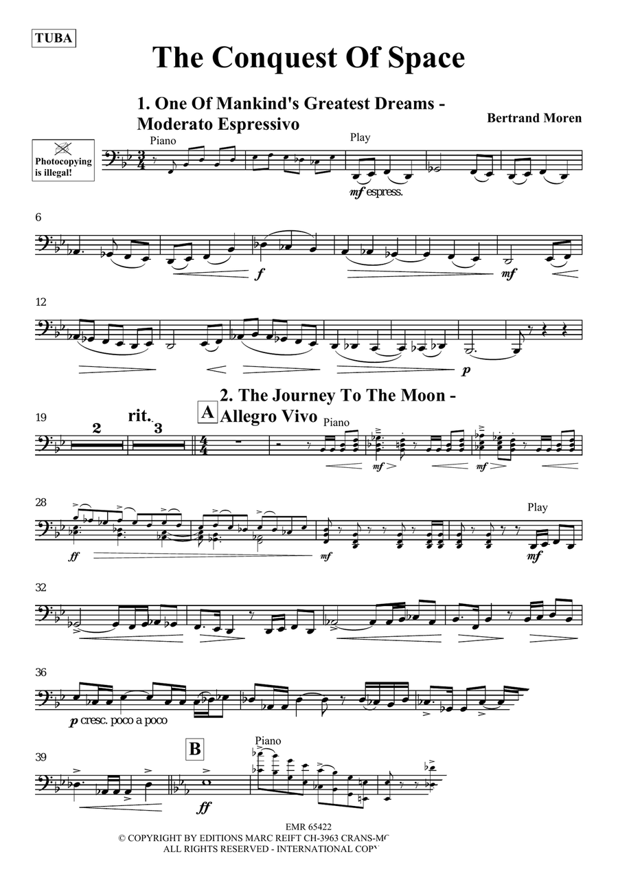 The Conquest Of Space The Conquest Of Space Tuba scores gallery preview page 3