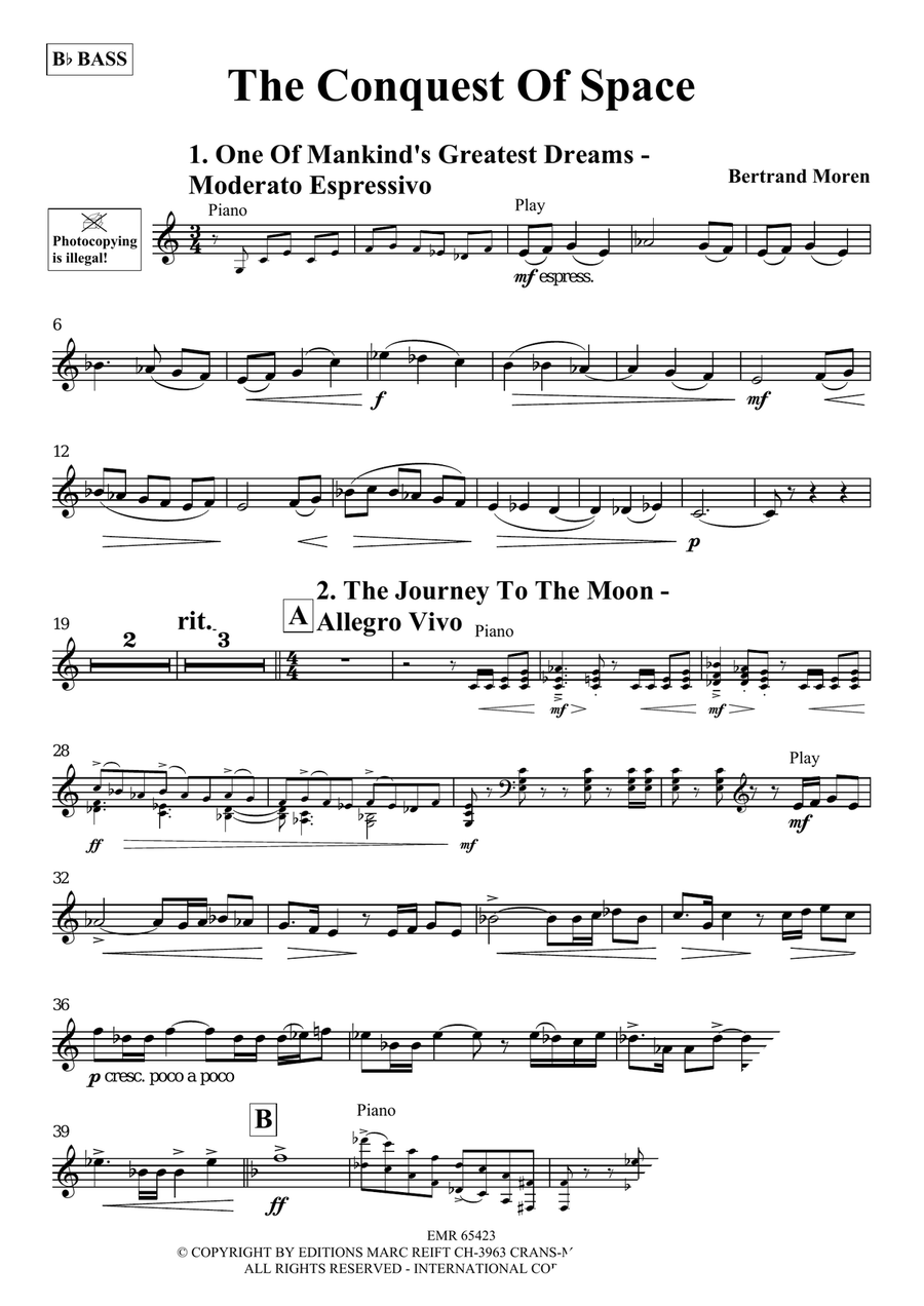 The Conquest Of Space The Conquest Of Space Voice Solo scores gallery preview page 3
