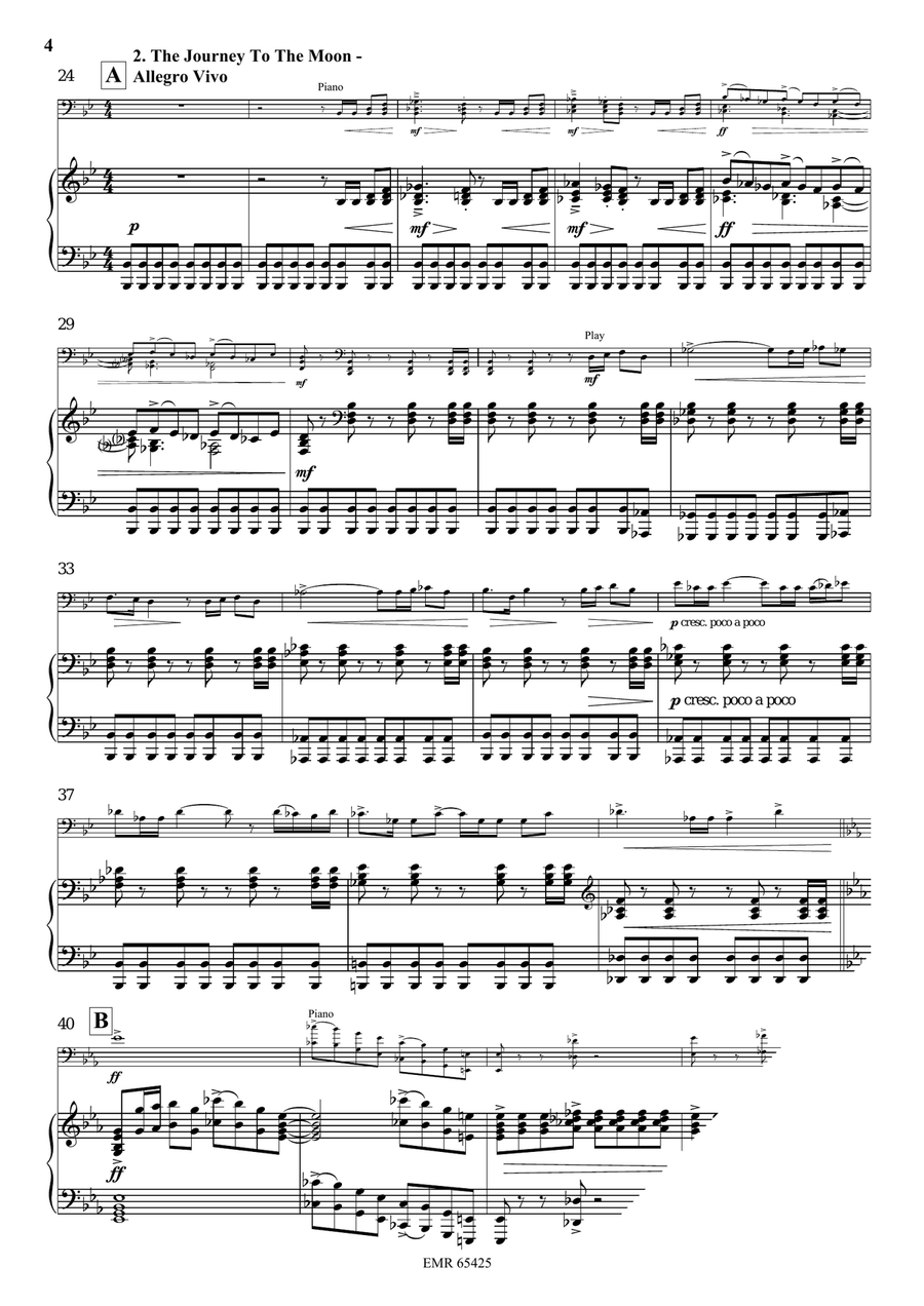 The Conquest Of Space The Conquest Of Space Double Bass scores gallery preview page 5