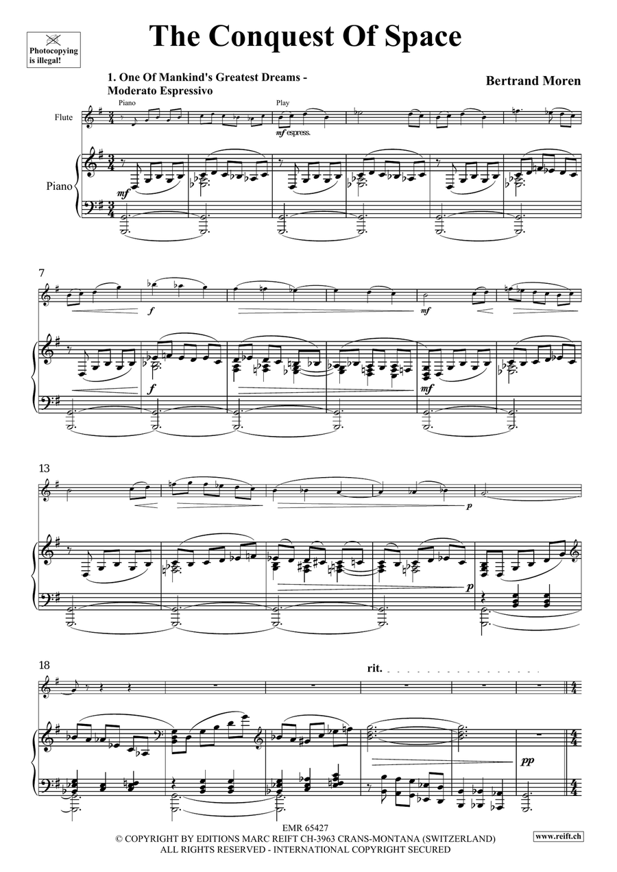 The Conquest Of Space The Conquest Of Space Flute Solo scores gallery preview page 4