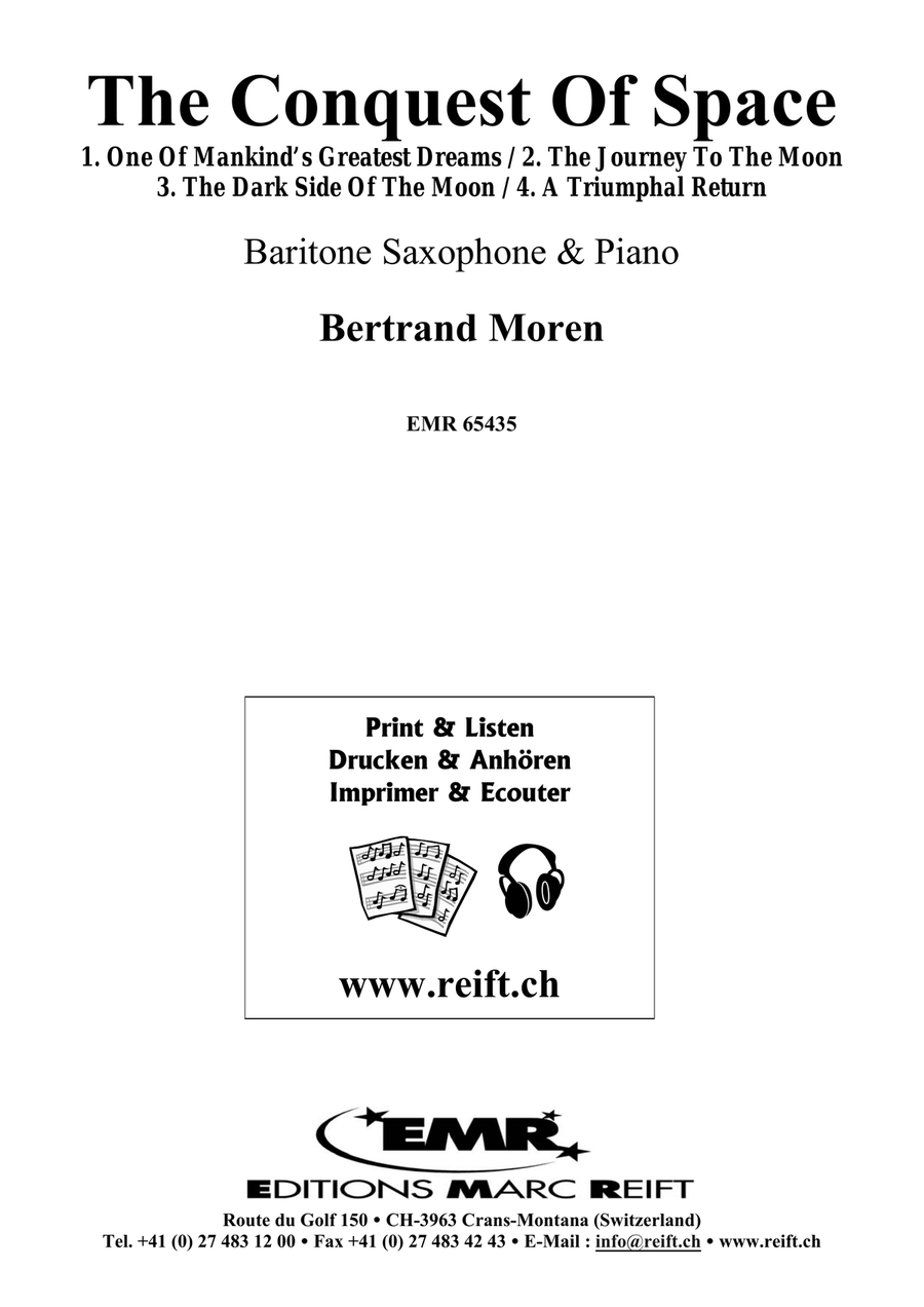 The Conquest Of Space The Conquest Of Space Baritone Saxophone scores gallery preview page 2