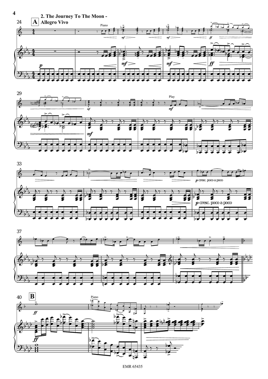 The Conquest Of Space The Conquest Of Space Baritone Saxophone scores gallery preview page 5