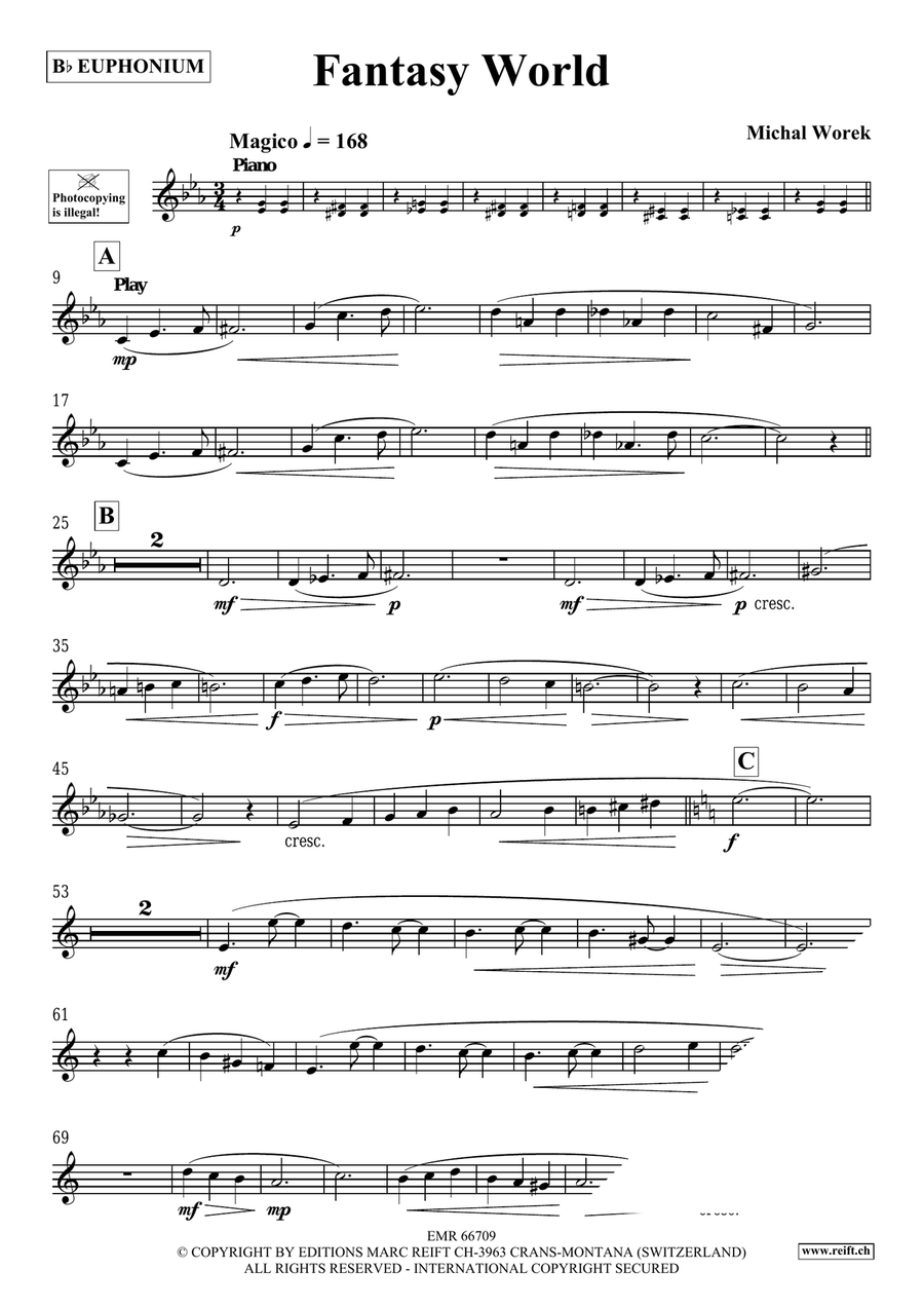 Fantasy World Fantasy World Euphonium scores gallery preview page 4