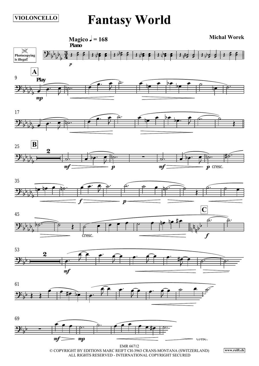 Fantasy World Fantasy World Piano Accompaniment scores gallery preview page 4